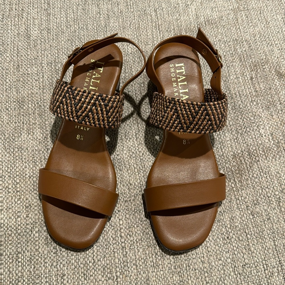 Italian Shoemaker block heel Sandals